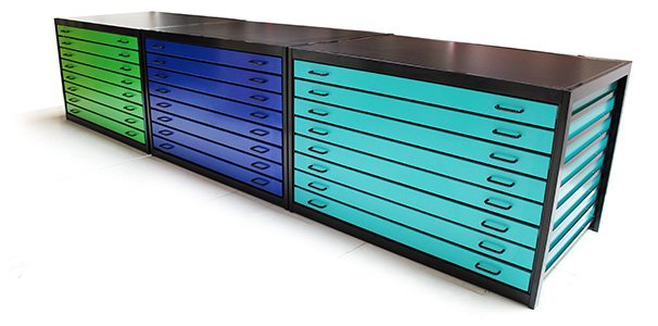 Wooden or Metal plan chests