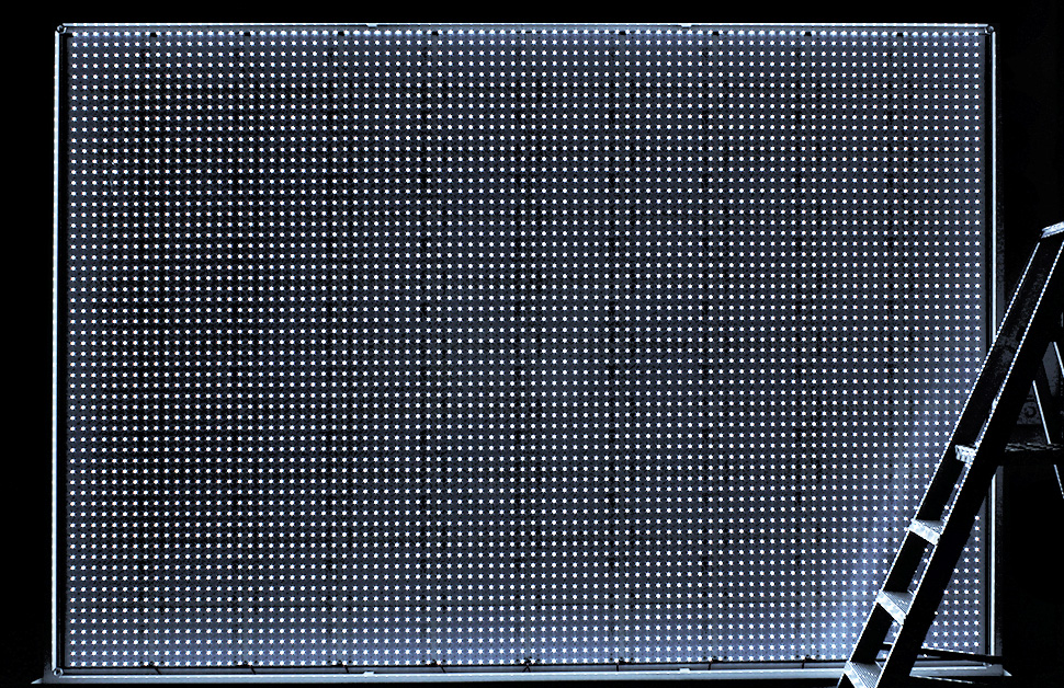 5500K colour corrected LED light output