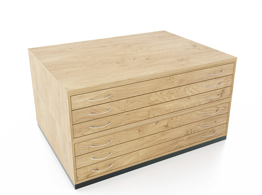 Traditional Wooden Plan Chest Traditional Wooden Plan Chest