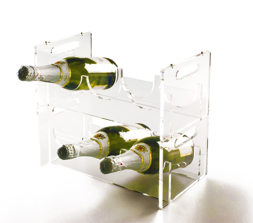 Stylish Acrylic Bottle Crate Stylish Acrylic Bottle Crate