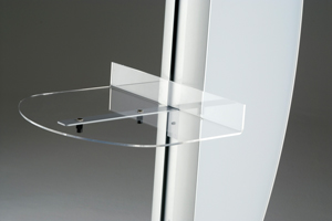 Semi-Circular Acrylic Shelf Semi-Circular Acrylic Shelf